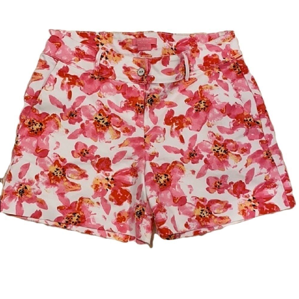 Isaac mizrahi Trouser Shorts Watercolor Floral